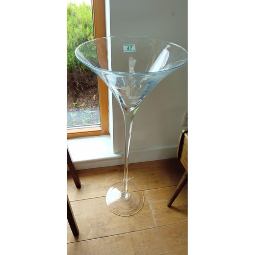 47 - Giant cocktail martini glass 70cm / table decoration