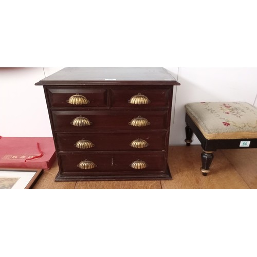 59 - Victorian Style miniature chest of drawers