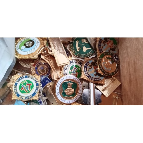 92 - Selection of bowling badges