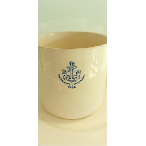 125 - Boys Brigade founders centenary 1954 crockery