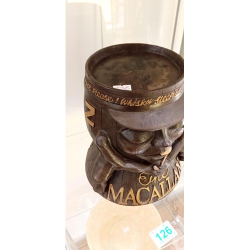 126 - The Macallan whisky golfer ice bucket