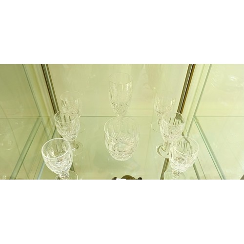 127 - Waterford crystal glasses Colleen pattern