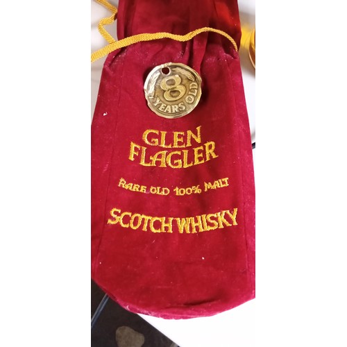 112 - Glen Flagler 100% Pot Still Scotch Whisky. Rare All-Malt Scotch. 70% proof. 26 2/3 Fl. oz.