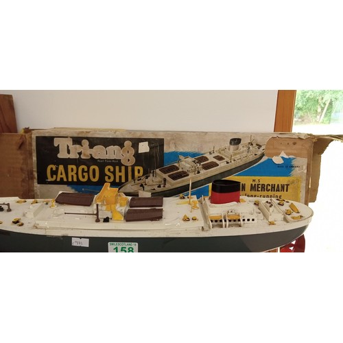 158 - Vintage Triang cargo ship a/f