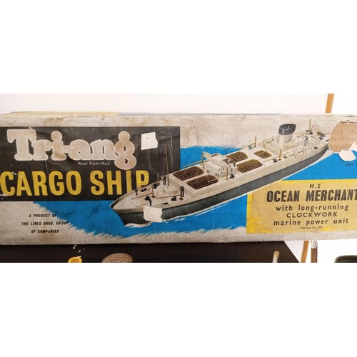 158 - Vintage Triang cargo ship a/f