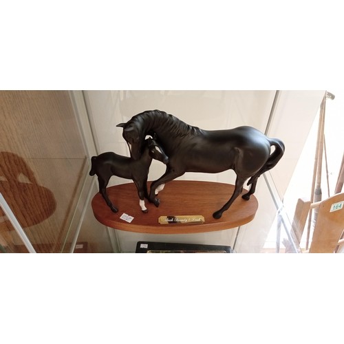 160 - Royal Doulton Black Beauty and Foal