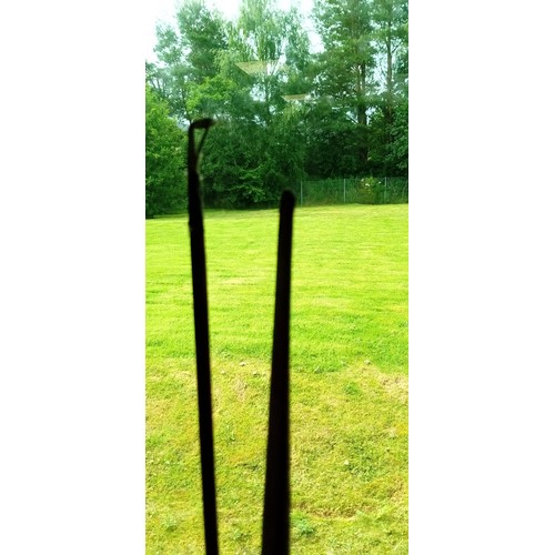 163 - Vintage split & cane fishing rods