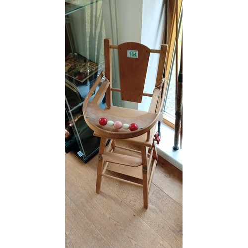 164 - Vintage teddy / dolls highchair