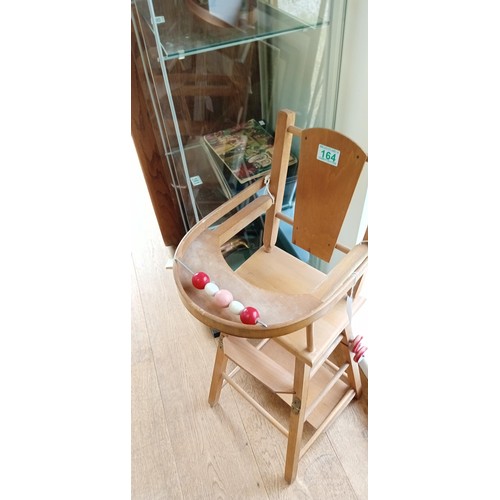 164 - Vintage teddy / dolls highchair