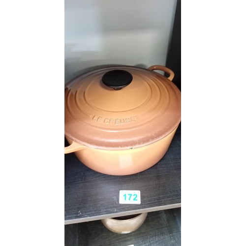 172 - Le Creuset lidded pan