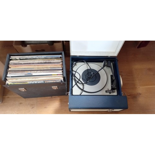 301 - Vintage record player & some great LP's