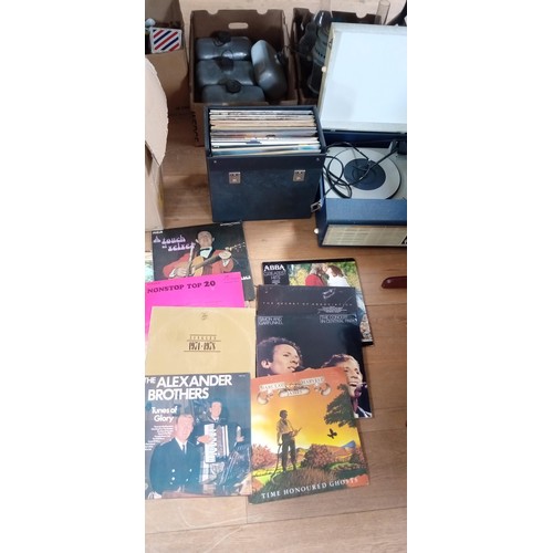 301 - Vintage record player & some great LP's