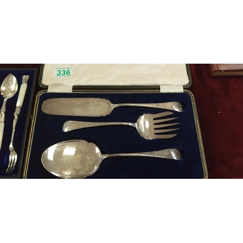 336 - Selection of vintage cutlery