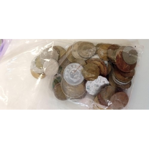 10 - Selection of coins plus badges and buttons