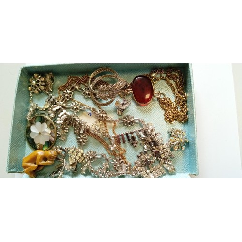 32 - Costume jewellery, watch, cuff links, bracelets etc