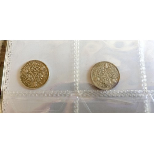 33 - 27 George V & Queen Victoria silver three pences