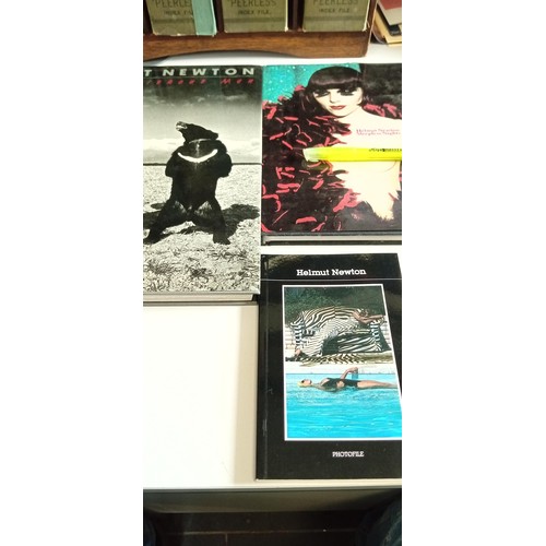 76 - 3 Erotica fettish vintage books by Helmut Newton World Without Men, Photofile & Sleepless Nights