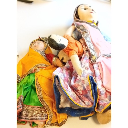 93 - Vintage Indian dolls