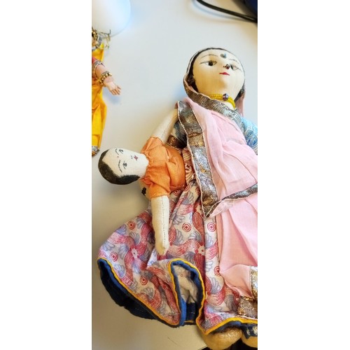 93 - Vintage Indian dolls