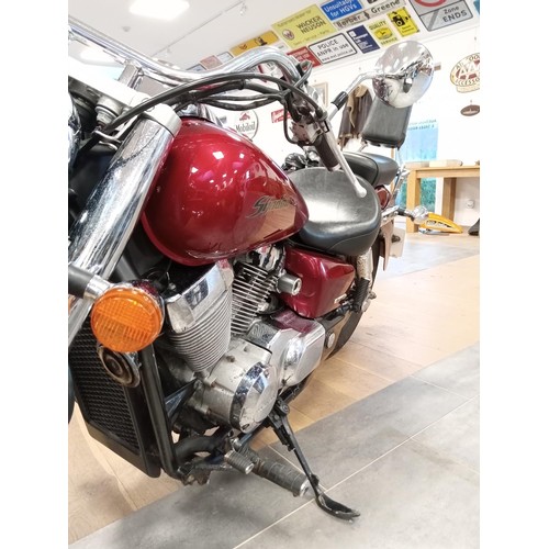 49 - 2005 Honda Shadow VT 745cc motorcycle with heated grips, MOT & service every year, but has been park... 