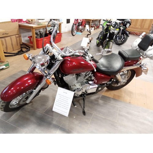 49 - 2005 Honda Shadow VT 745cc motorcycle with heated grips, MOT & service every year, but has been park... 