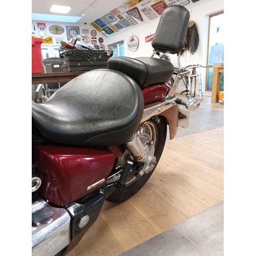 49 - 2005 Honda Shadow VT 745cc motorcycle with heated grips, MOT & service every year, but has been park... 