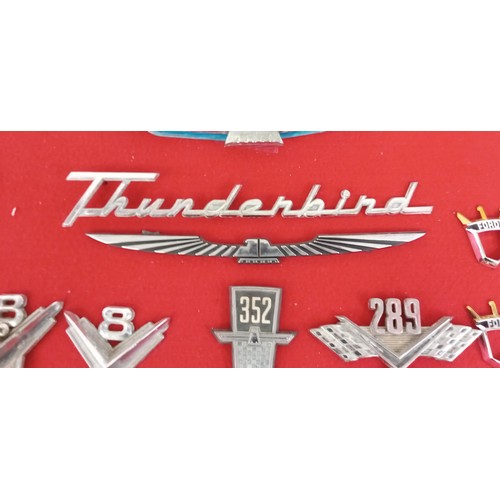 39 - Ford Mustang and Thunderbird badges and more