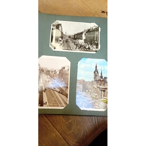 90 - Selection of vintage postcards and postcard album to include postcards from Aberdeen