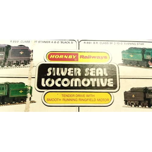 349 - Hornby Silverseel locomotive 70013 Oliver Cromwell in original box