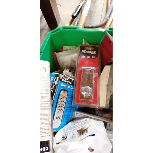 355 - Box of tools and DIY equipment