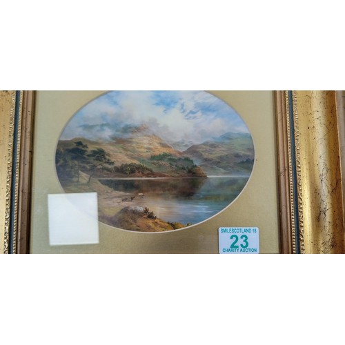 23 - Framed Scottish scene picture