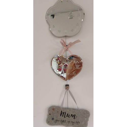 42 - Selection of small, themed hanging mirrors