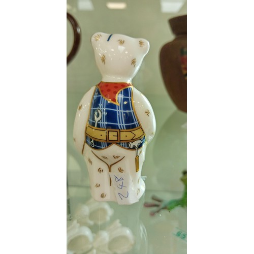 62 - Royal Crown Derby 2006 miniature DIY teddy bear