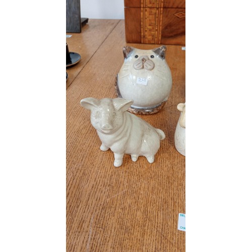 90 - Selection of ceramic fun animals