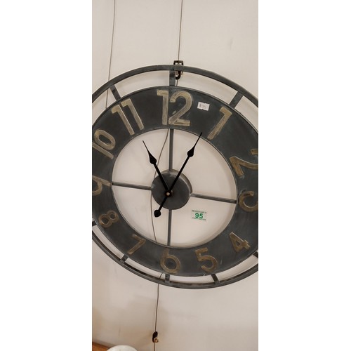 95 - Industrial style clock