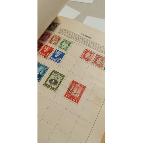 14 - Vintage The Pelham Stamp collectors album with first day covers with various stamps from around the ... 