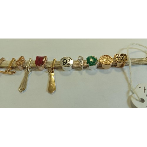 69 - 'Harry Potter/ charm bracelet made by Wbet official wizarding