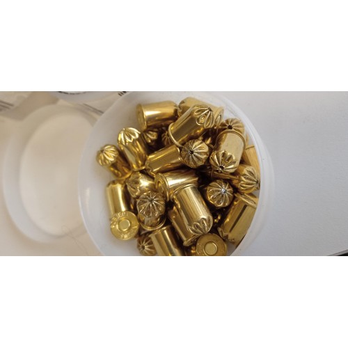 81 - 4 tubs of 9mm RK blank cartridges by Victory plus 1 with 39 cartridges in