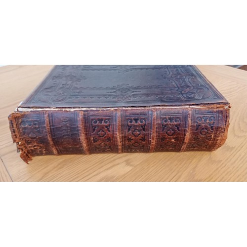 273 - Bible with commentaries by Henry and Scott.  Condensed by Rev. McFarlane and dictionary by Rev. Eadi... 