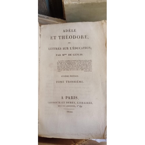 277 - French literature, history, travel.  Most in distressed state, but 19th century.  Some rare, opportu... 