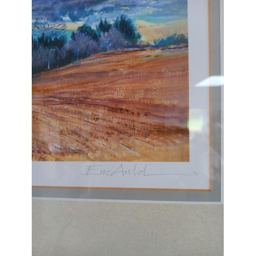 268 - Eric Auld, signed Limited edition print, 8/100 Balfluig Castle, Aberdeenshire 72cm by 50cm Approx