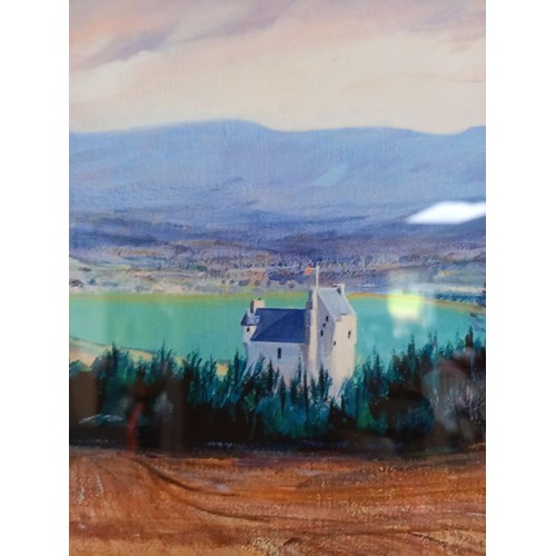 268 - Eric Auld, signed Limited edition print, 8/100 Balfluig Castle, Aberdeenshire 72cm by 50cm Approx