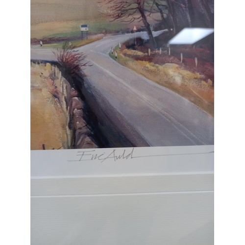 269 - Eric Auld, signed Artist Proof print, Ballater and Lochnagar Spring Morning Framed 70cm by 53cm appr... 