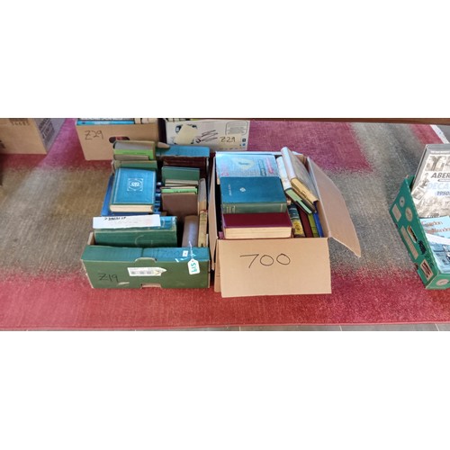 519 - Two boxes of vintage books including 