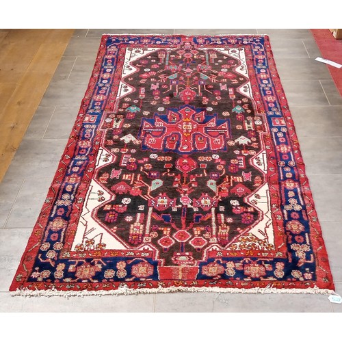 523 - Believed Kurdi Persian antique rug measures 242cm x 126cm approx.