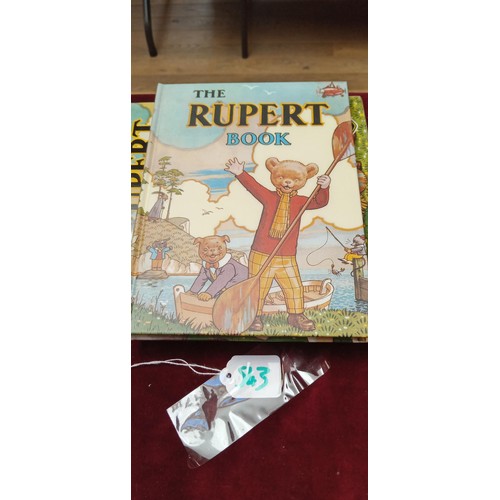 543 - Facsimile editions of Rupert the Bear Annuals, being 1941 (2 copies both in slipcases), 1944 (Collec... 