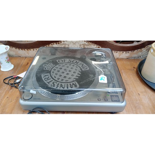 566 - Ministry of sound MOSTT1000 professional DJ turntable