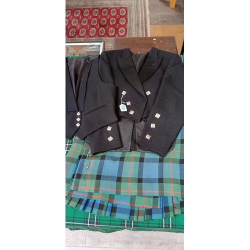 571 - Vintage kilt, waist coat and jacket