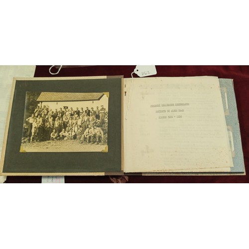 552 - Unique photograph album from early 1950s relating to the Forestry Commission.  Includes detail on ea... 