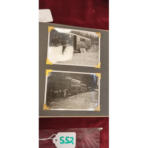 552 - Unique photograph album from early 1950s relating to the Forestry Commission.  Includes detail on ea... 